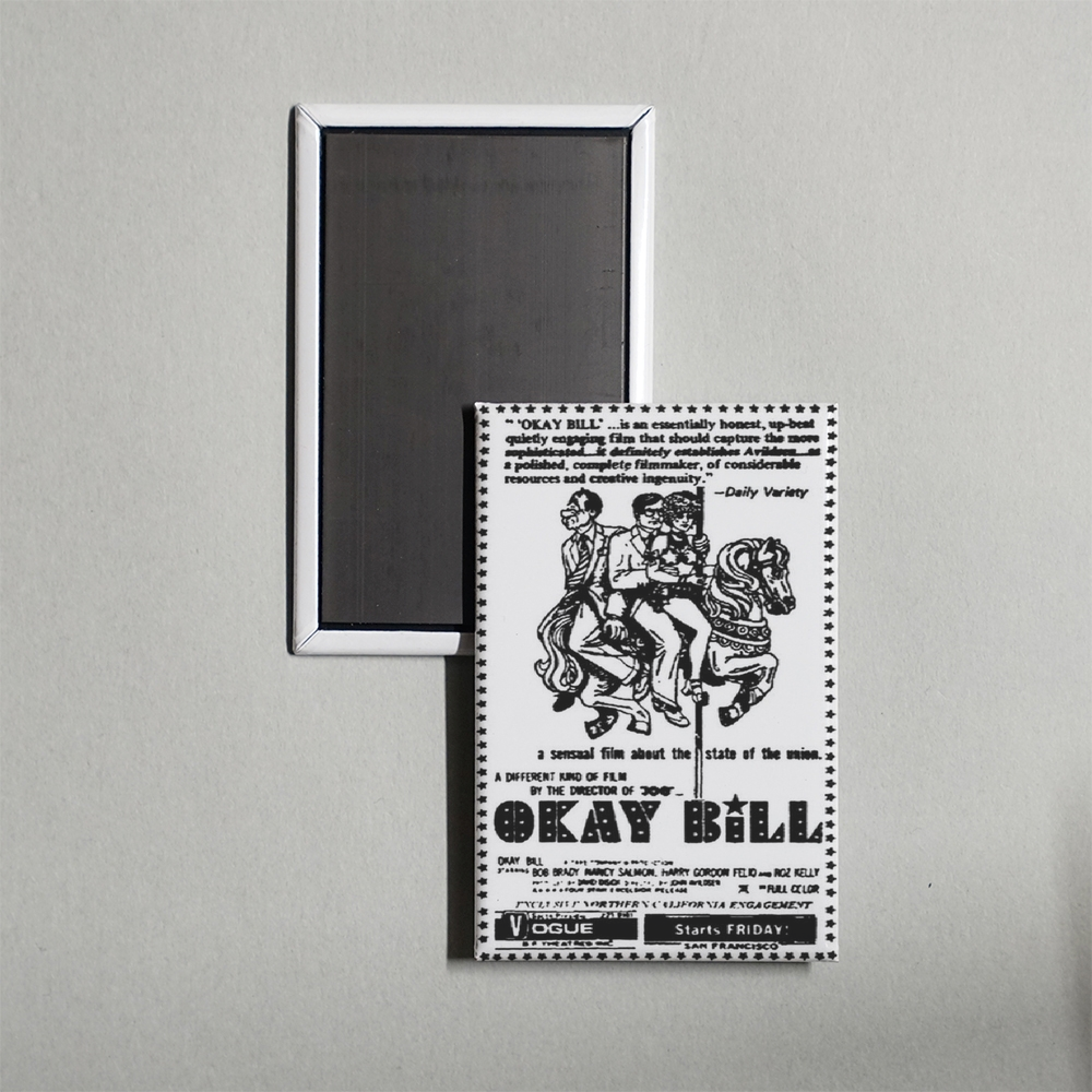 Okay Bill Mini Movie Fridge Magnet
