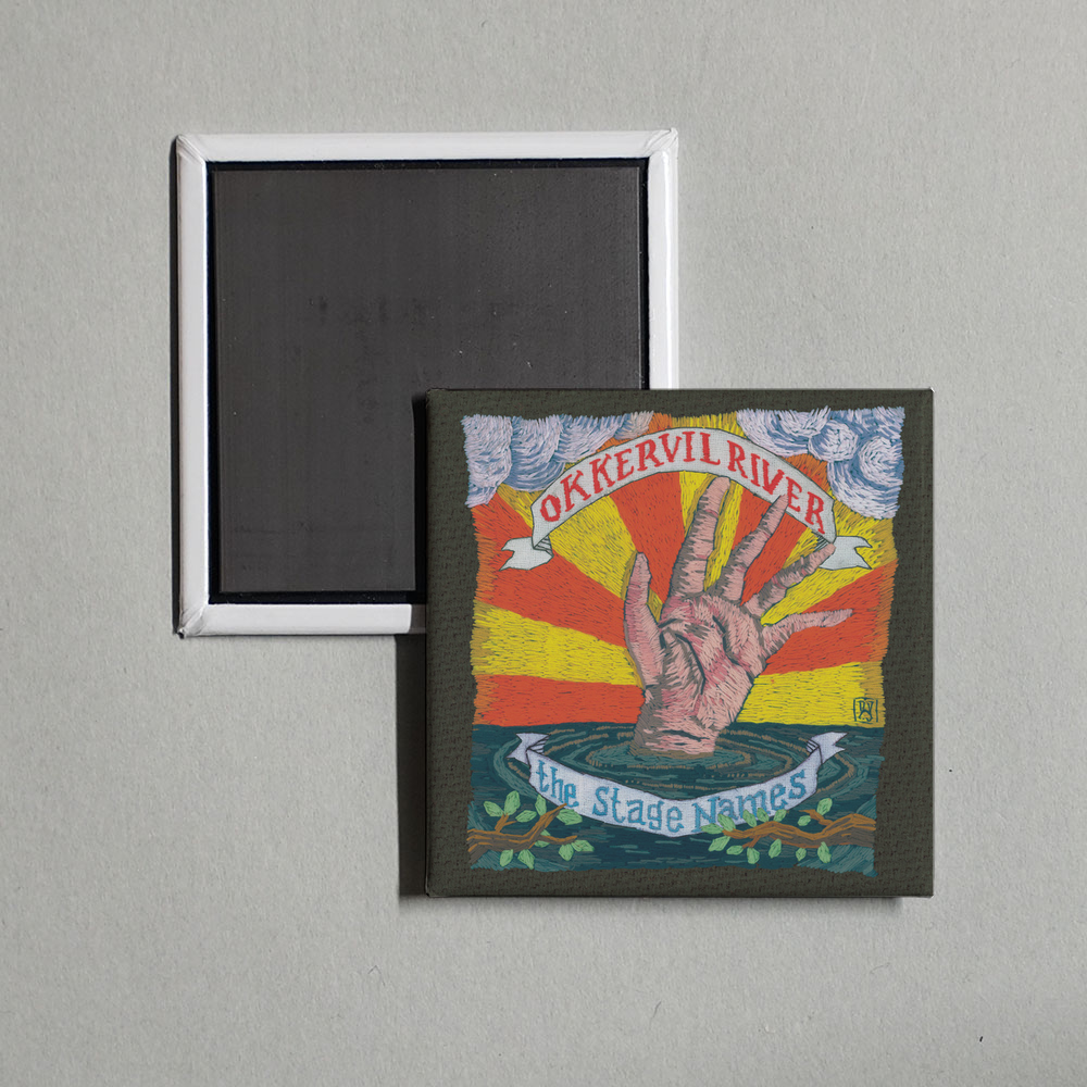Okkervil River - The Stage Names Album Cover Fridge Magnet
