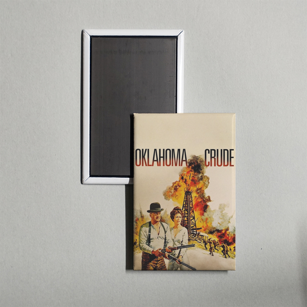 Oklahoma Crude Mini Movie Fridge Magnet