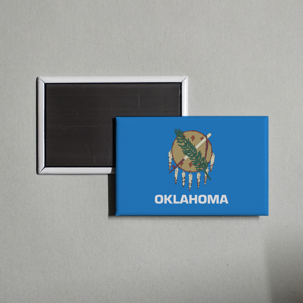 Oklahoma State Flag Fridge Magnet Fridge Magnet