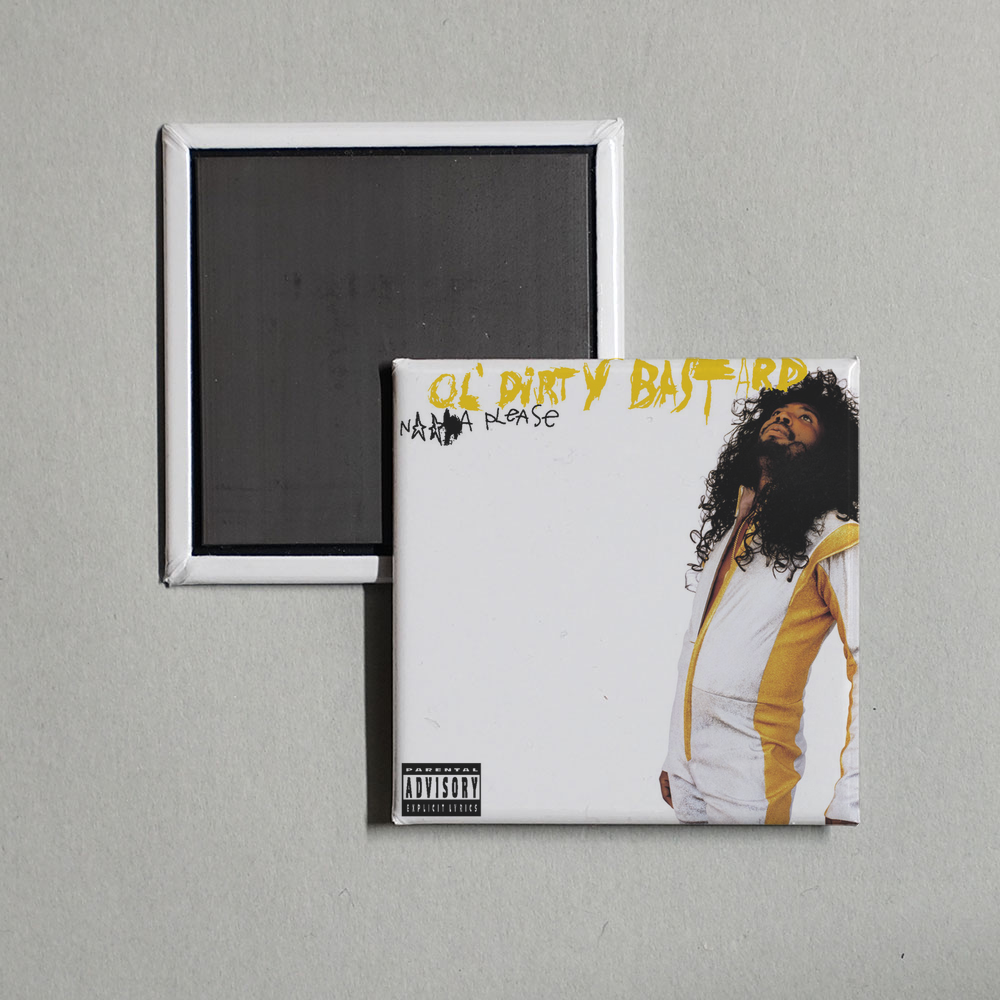 Ol' Dirty Bastard - Nigga Please Album Cover Fridge Magnet