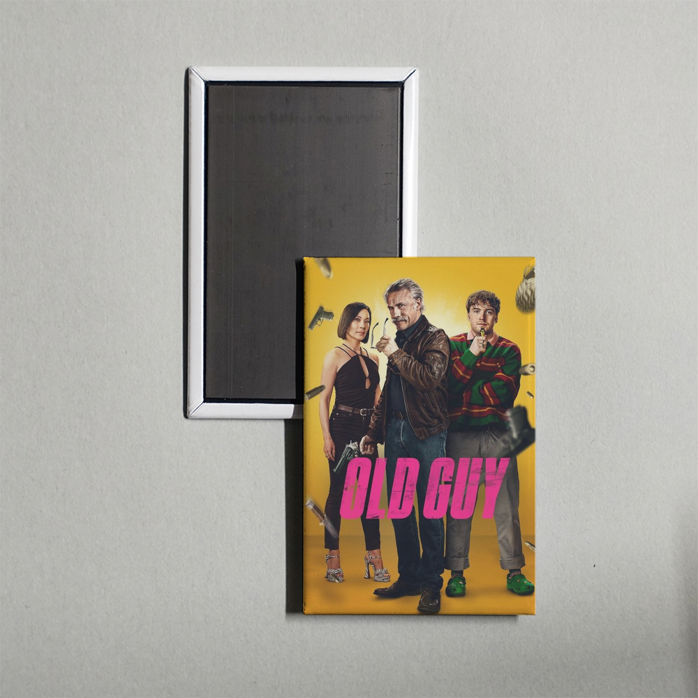 Old Guy Mini Movie Fridge Magnet