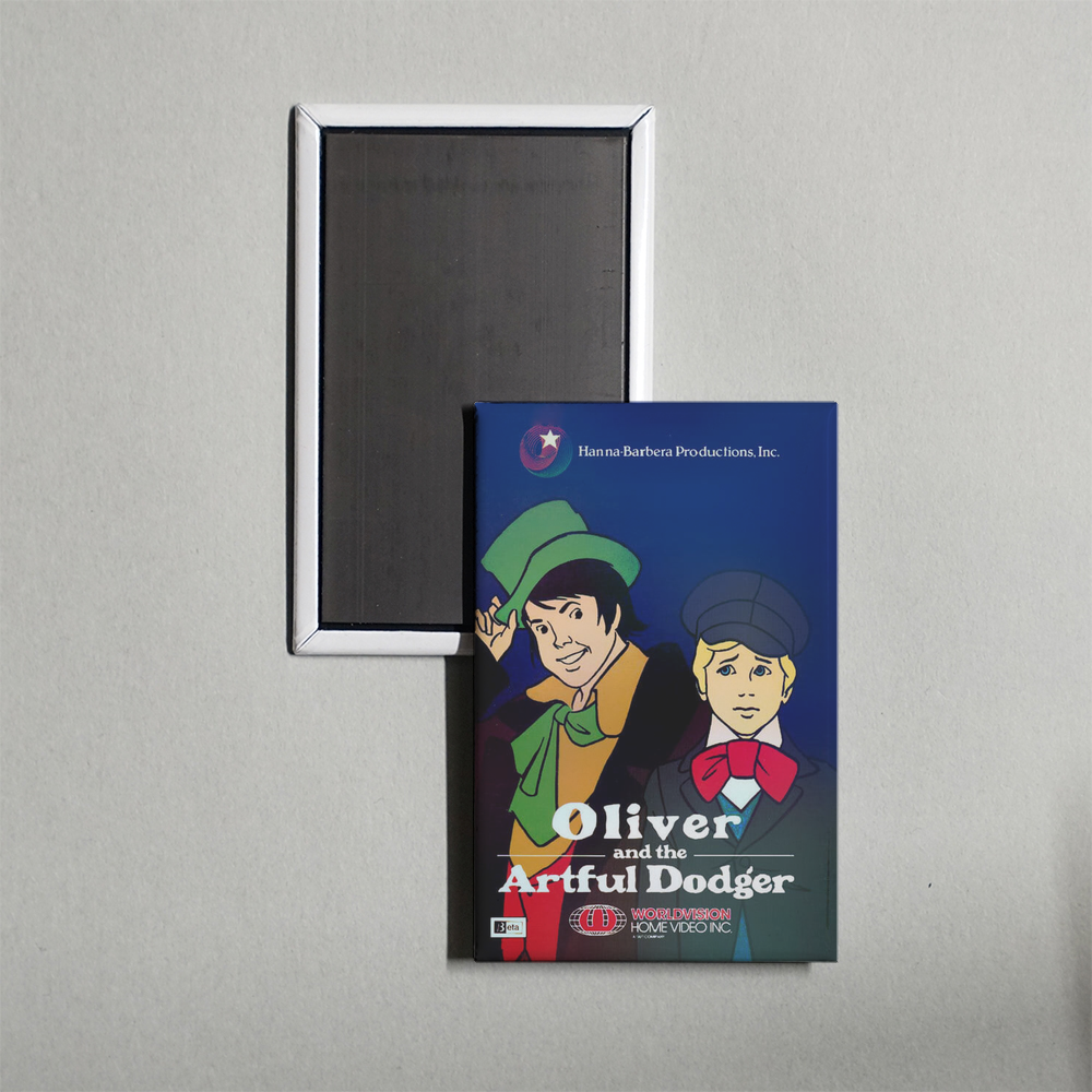 Oliver and the Artful Dodger Mini Movie Fridge Magnet