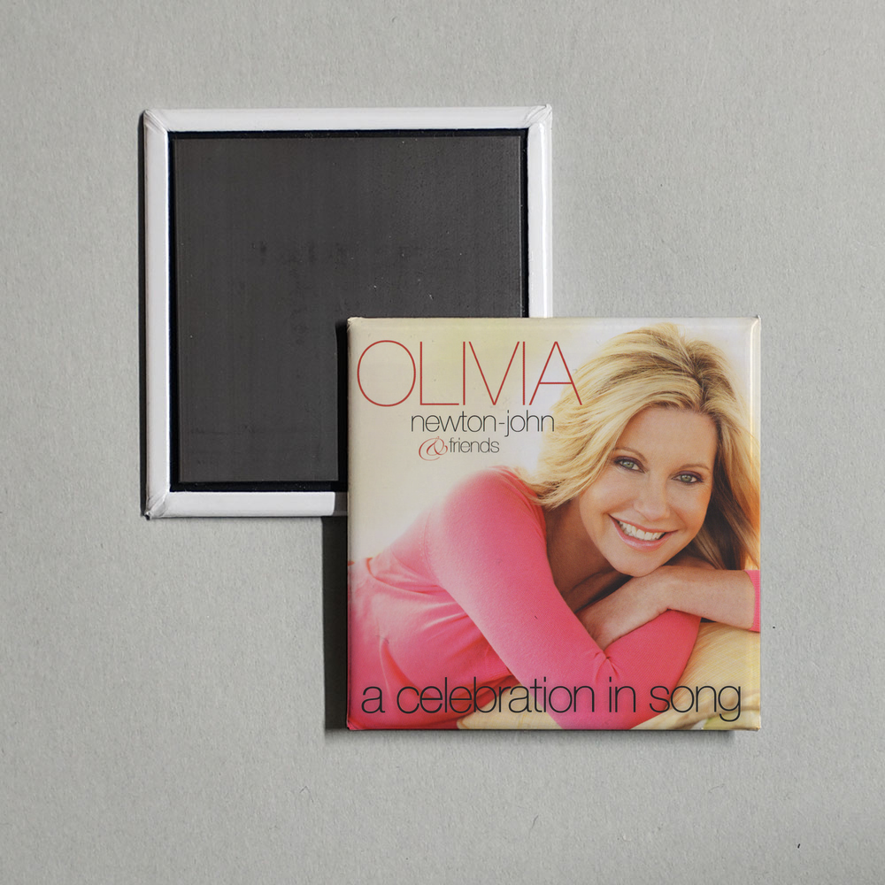 Olivia Newton-John - A Celebration In Song Album Cover Fridge Magnet