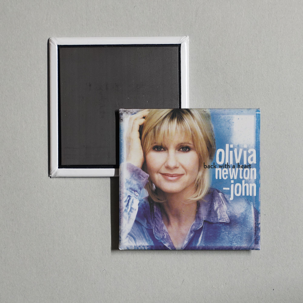 Olivia Newton-John - Back With A Heart Album Cover Fridge Magnet