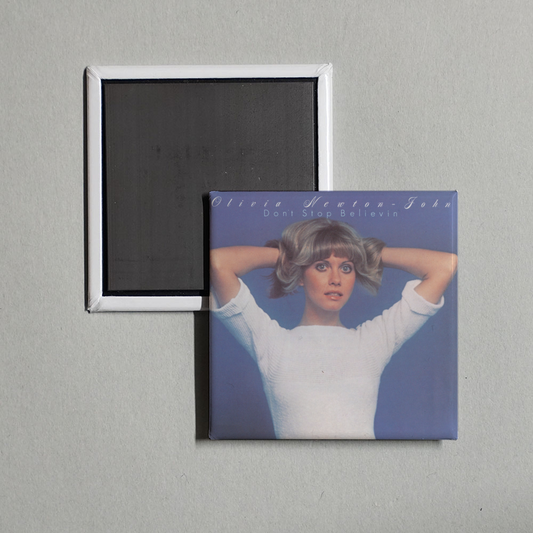 Olivia Newton-John - Don't Stop Believin' Album Cover Fridge Magnet