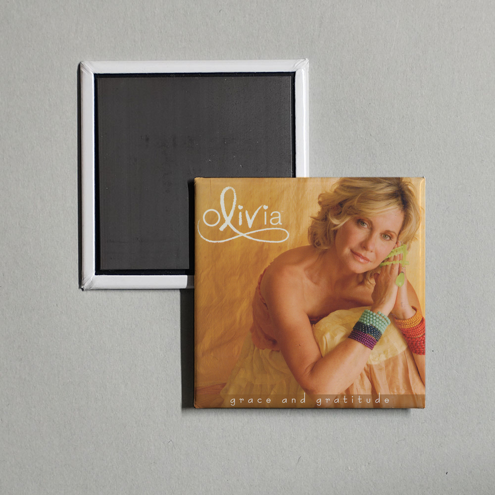 Olivia Newton-John - Grace And Gratitude Album Cover Fridge Magnet