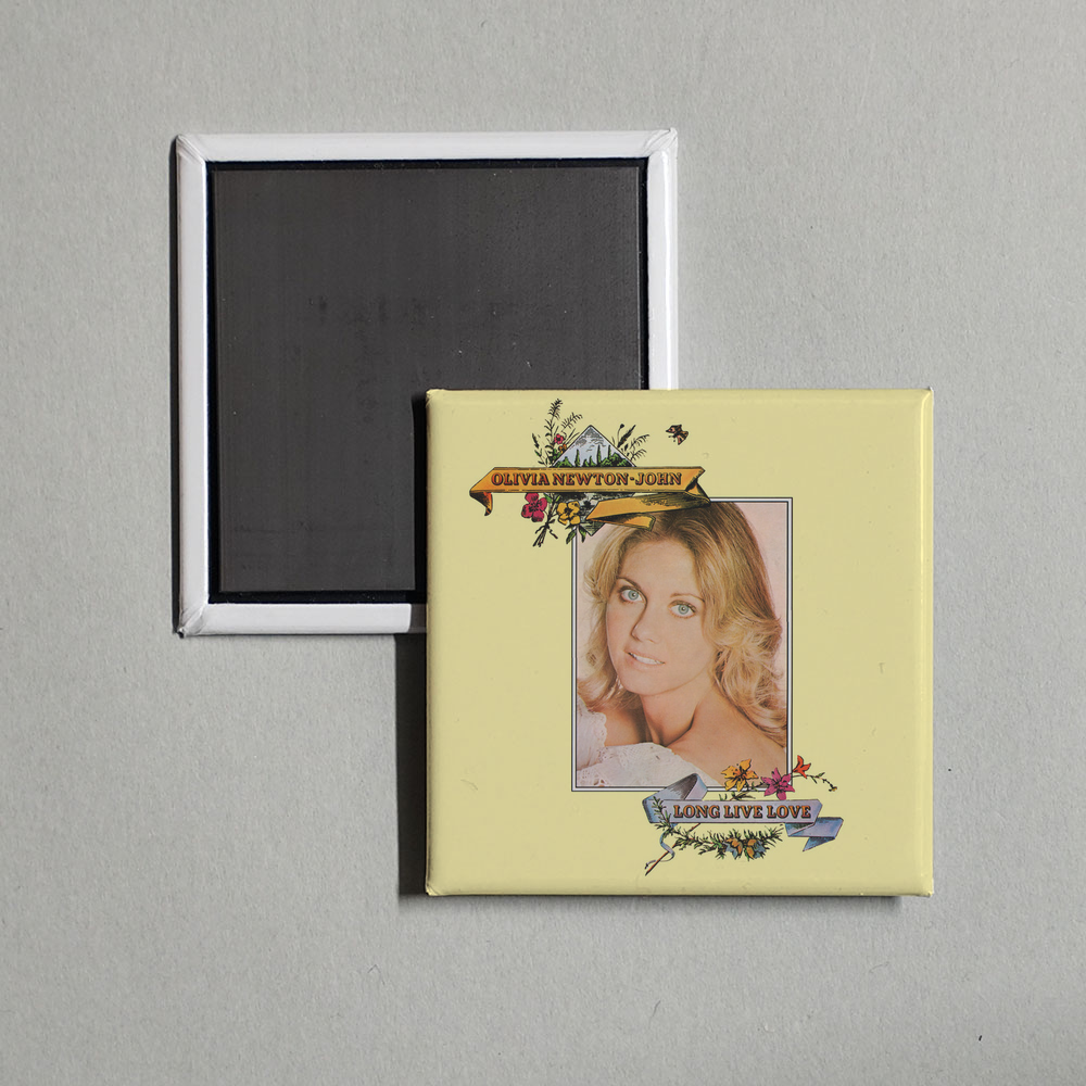 Olivia Newton-John - Long Live Love Album Cover Fridge Magnet
