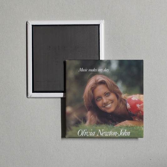 Olivia Newton-John - Music Makes My Day Album Cover Fridge Magnet