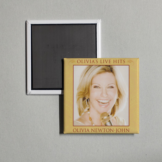 Olivia Newton-John - Olivia's Live Hits Album Cover Fridge Magnet