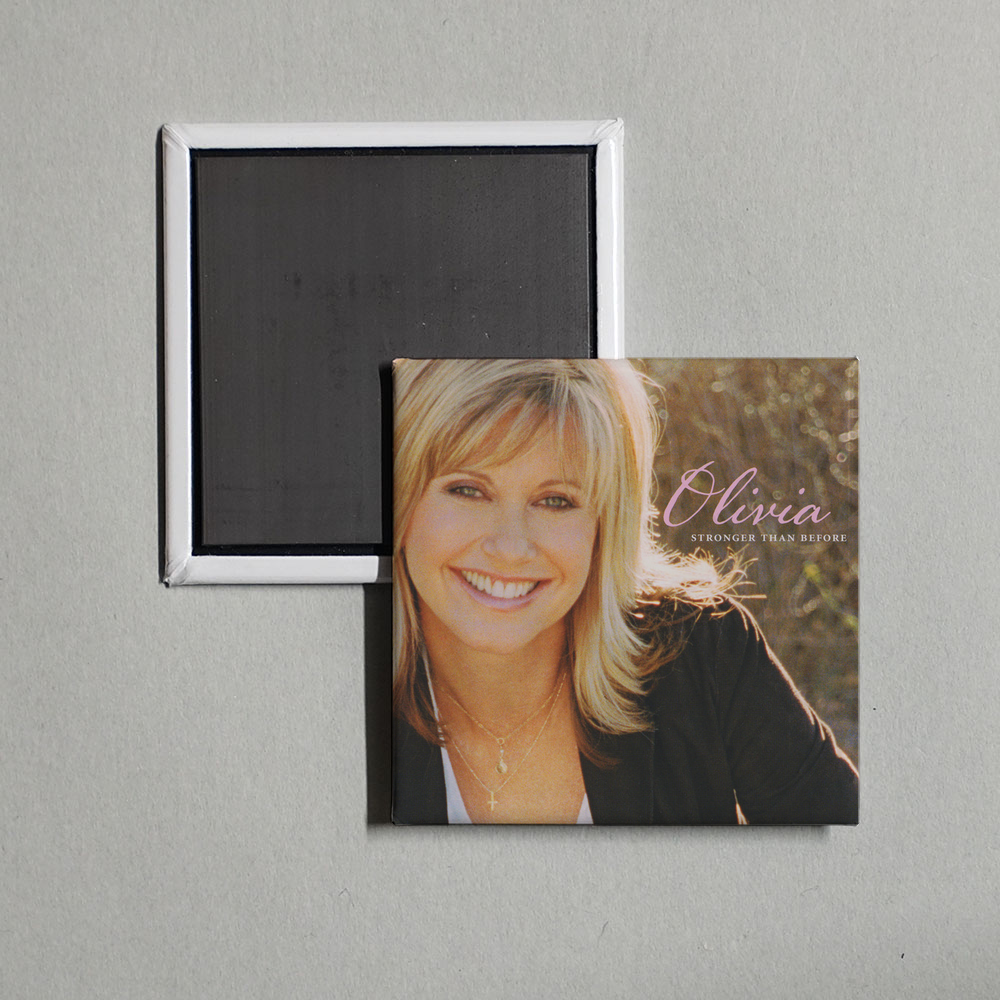 Olivia Newton-John - Stronger Than Before Album Cover Fridge Magnet