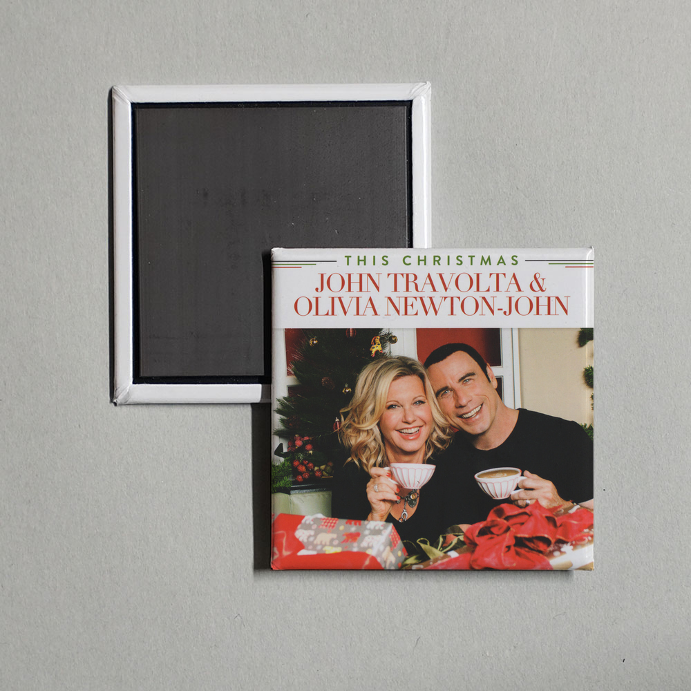 Olivia Newton-John - This Christmas Travolta Album Cover Fridge Magnet