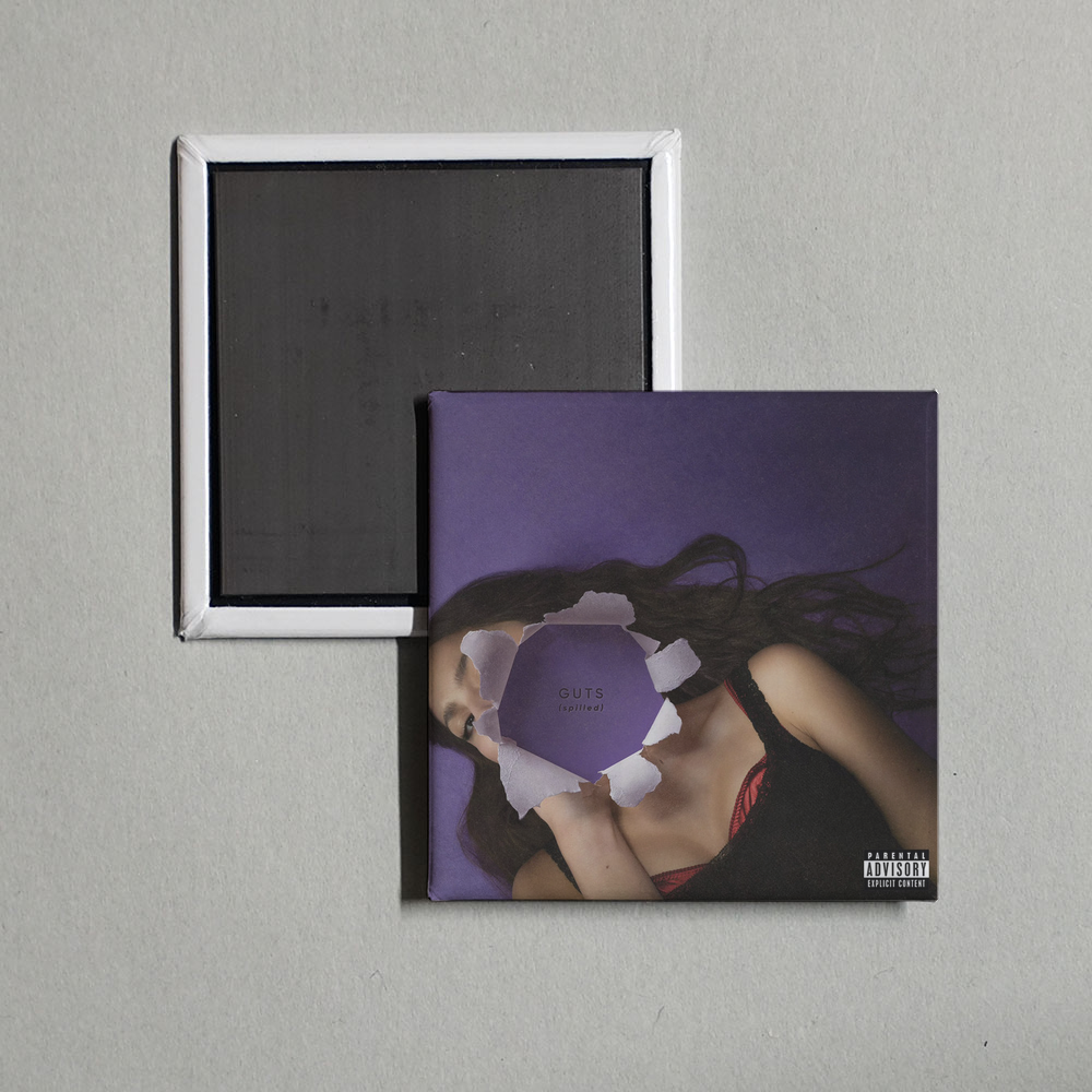 Olivia Rodrigo - GUTS (spilled) Album Cover Fridge Magnet