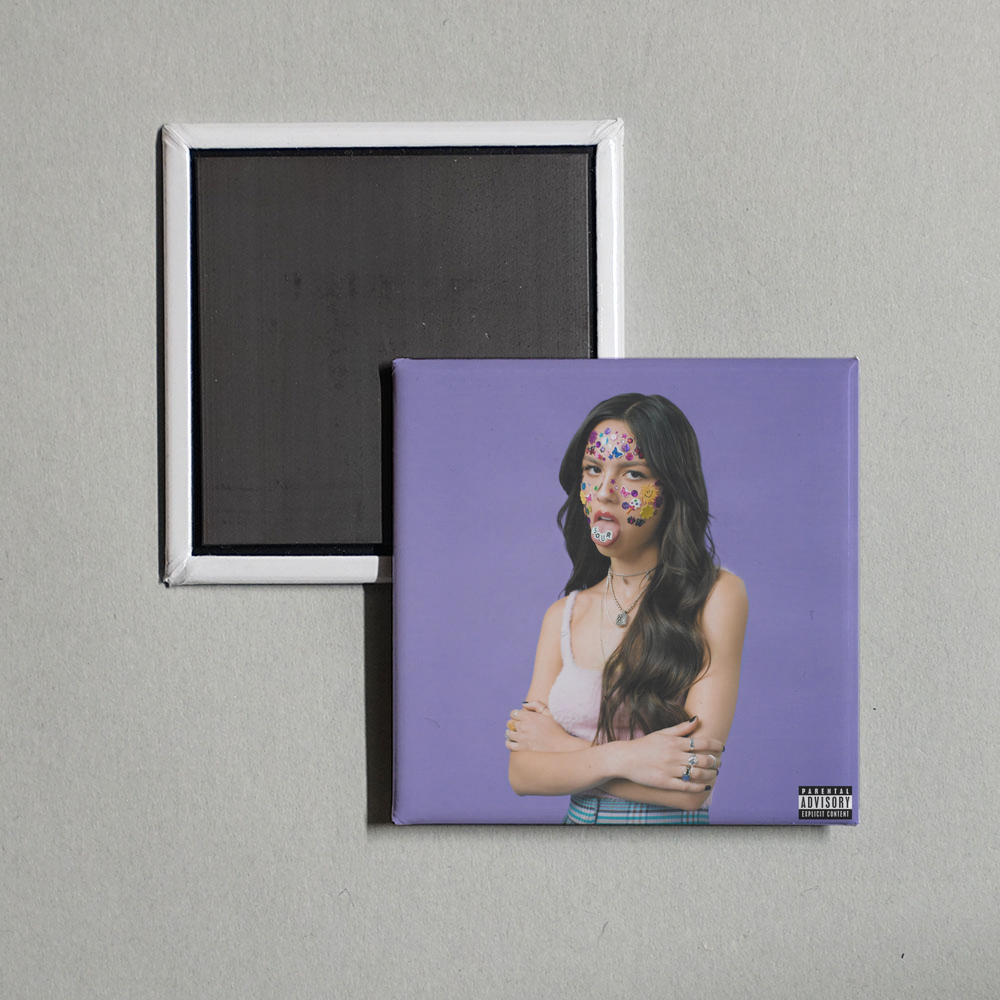 Olivia Rodrigo - SOUR Album Cover Fridge Magnet