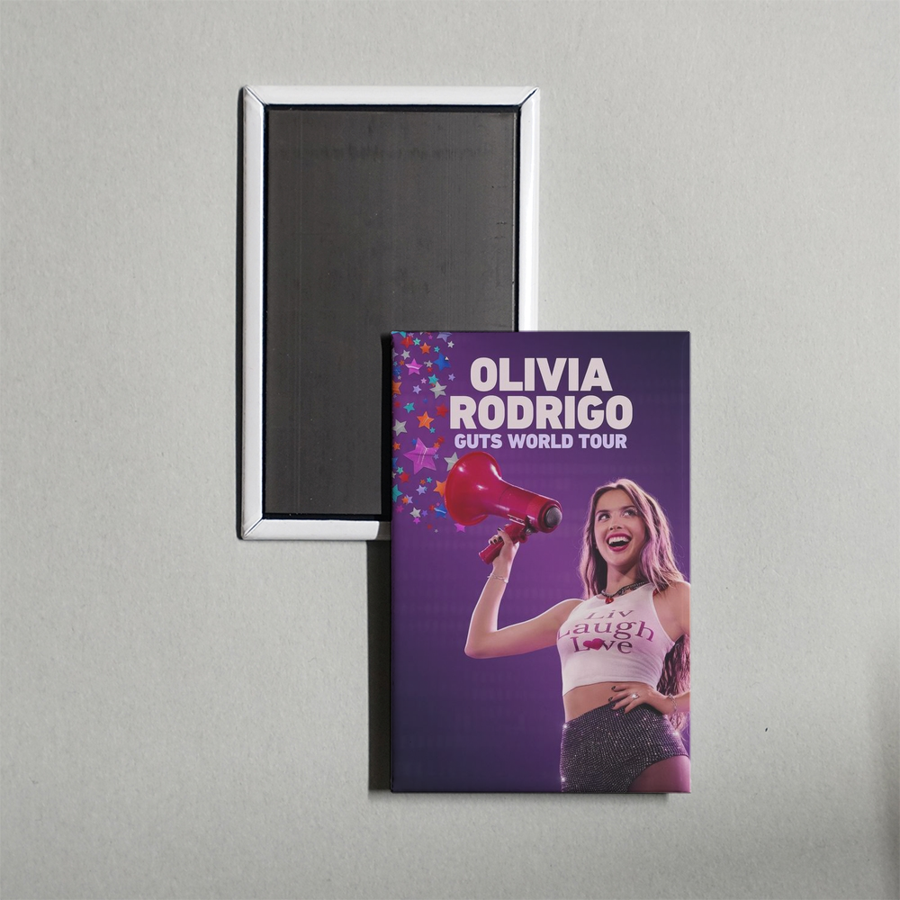 Olivia Rodrigo GUTS World Tour Mini Movie Fridge Magnet