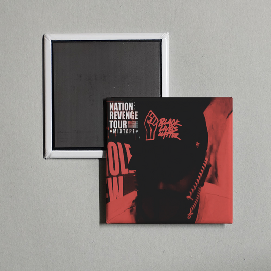 Ombre2Choc Remix - The Story Of Adidon Freestyle Album Cover Fridge Magnet