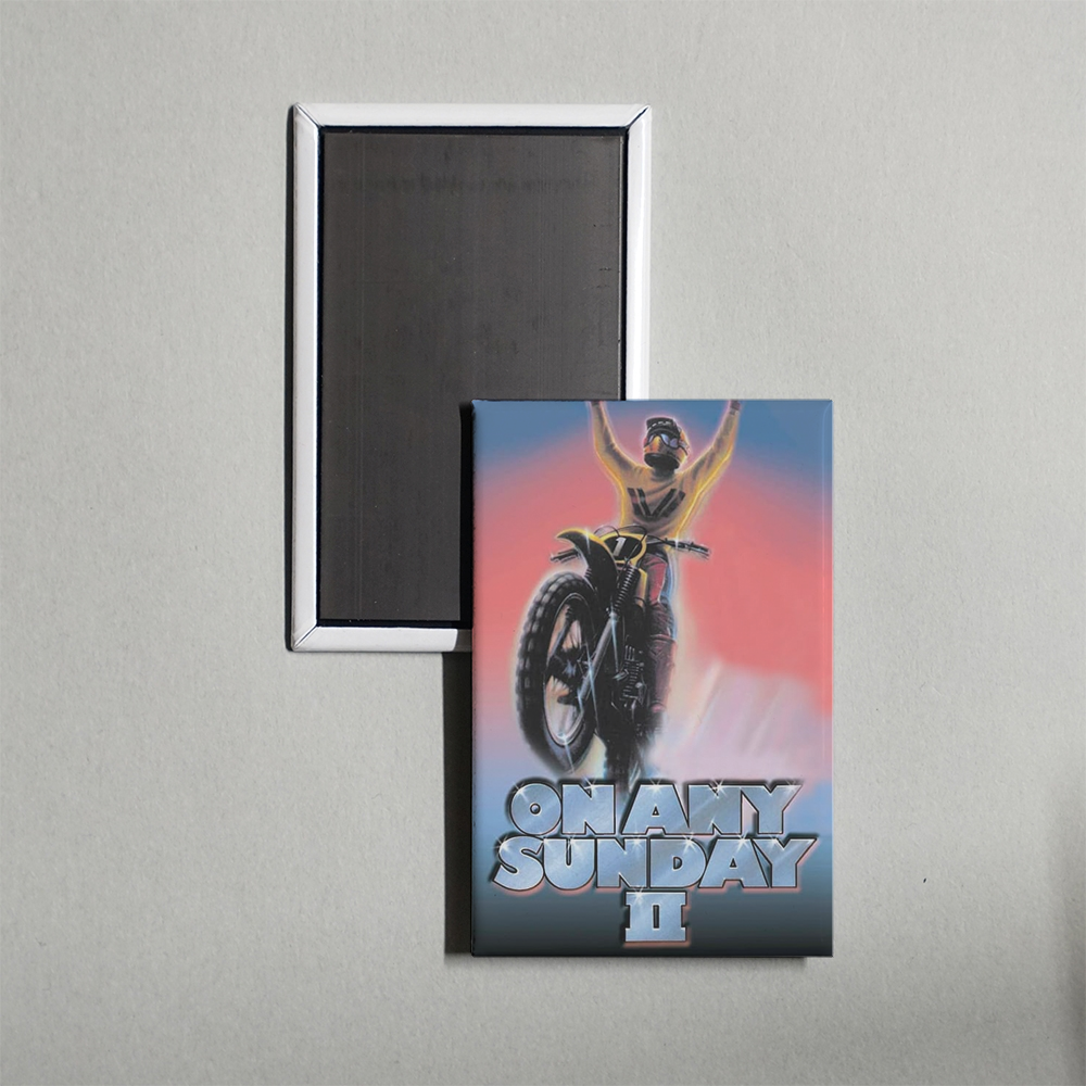 On Any Sunday II Mini Movie Fridge Magnet