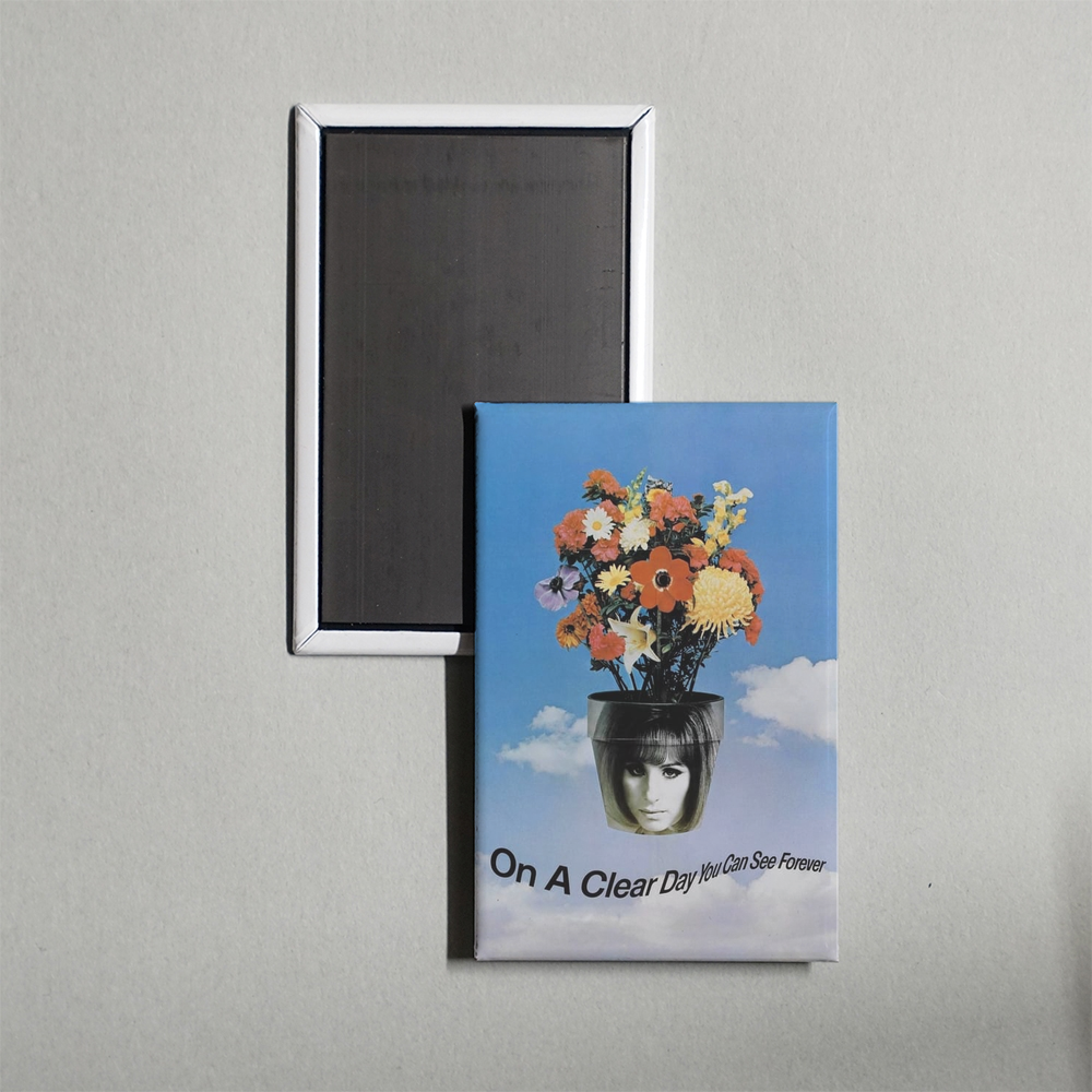 On a Clear Day You Can See Forever Mini Movie Fridge Magnet