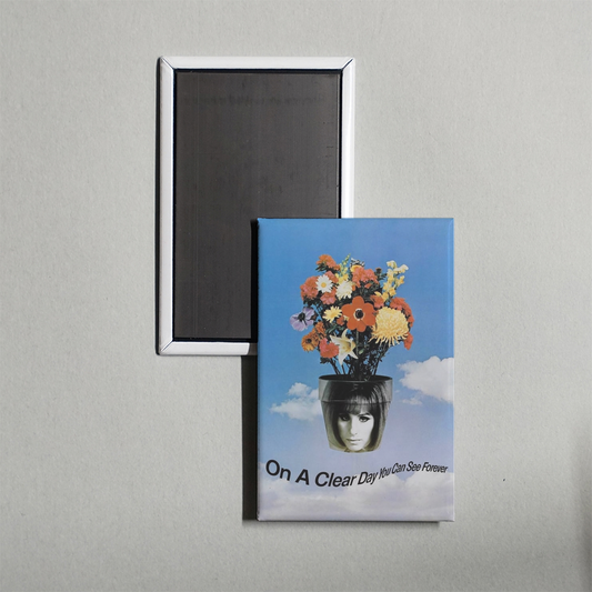 On a Clear Day You Can See Forever Mini Movie Fridge Magnet
