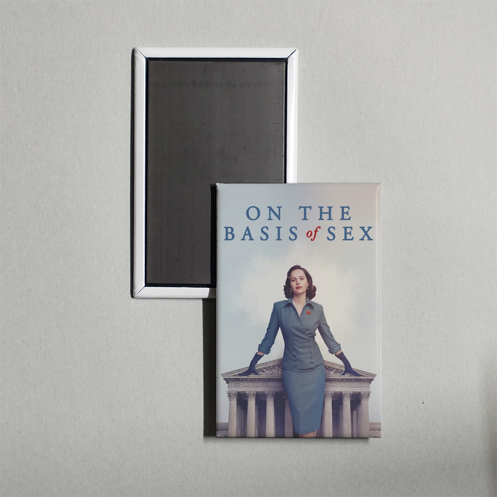 On the Basis of Sex Mini Movie Fridge Magnet