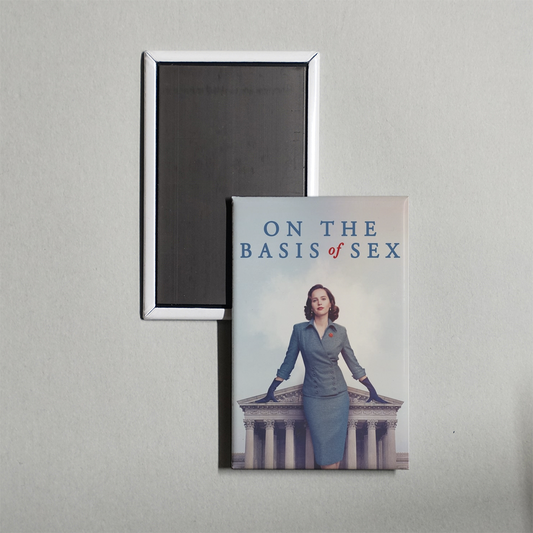 On the Basis of Sex Mini Movie Fridge Magnet