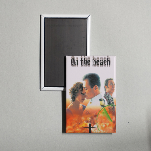 On the Beach Mini Movie Fridge Magnet