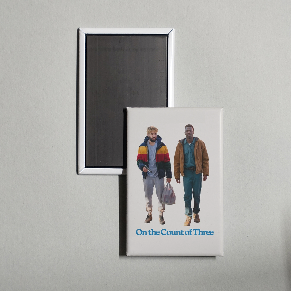 On the Count of Three Mini Movie Fridge Magnet