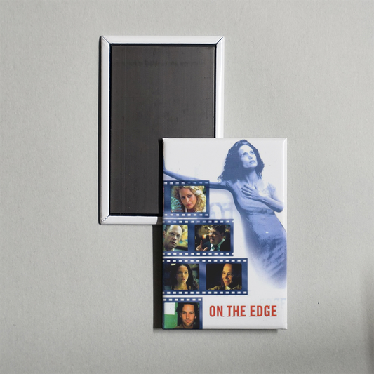 On the Edge Mini Movie Fridge Magnet