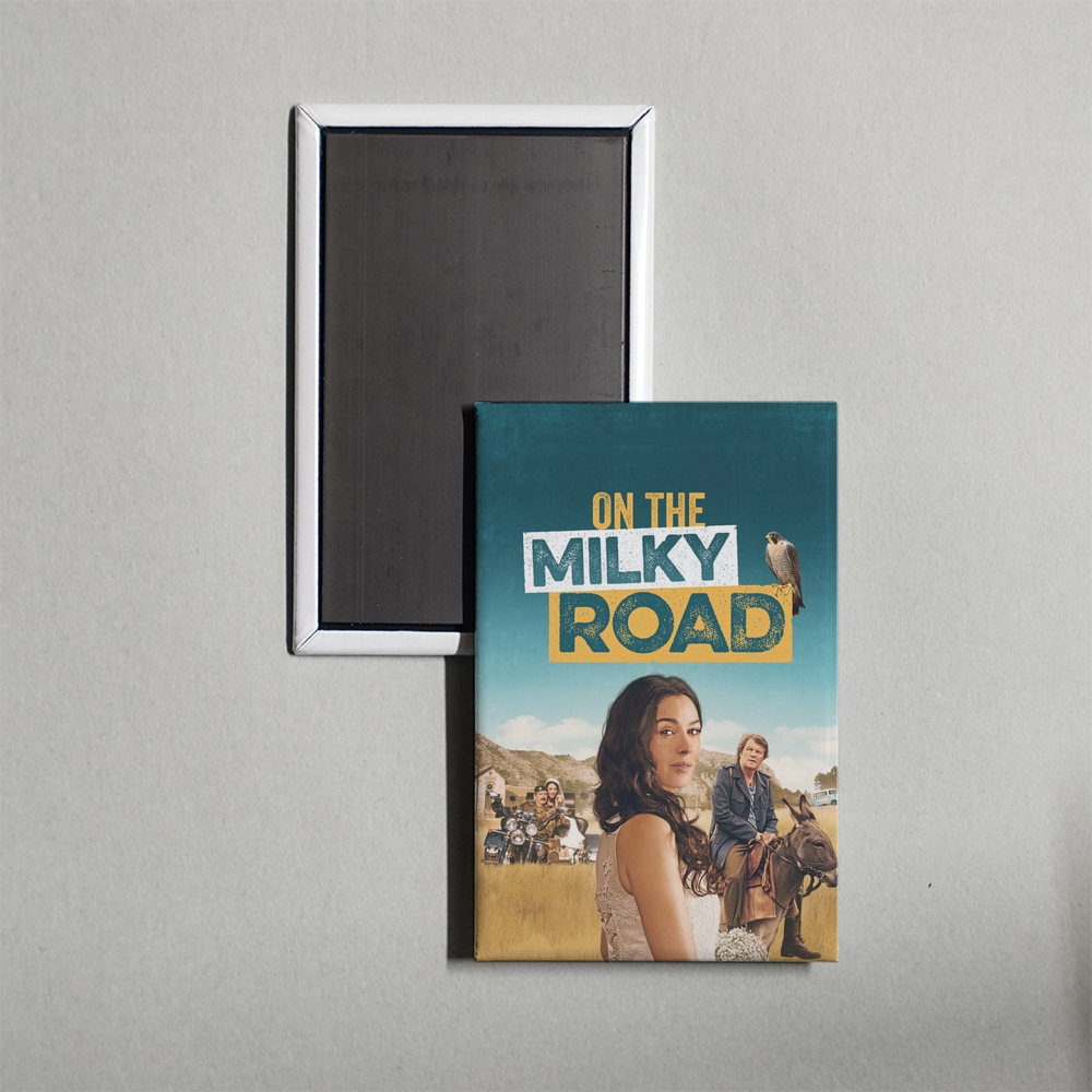 On the Milky Road Mini Movie Fridge Magnet