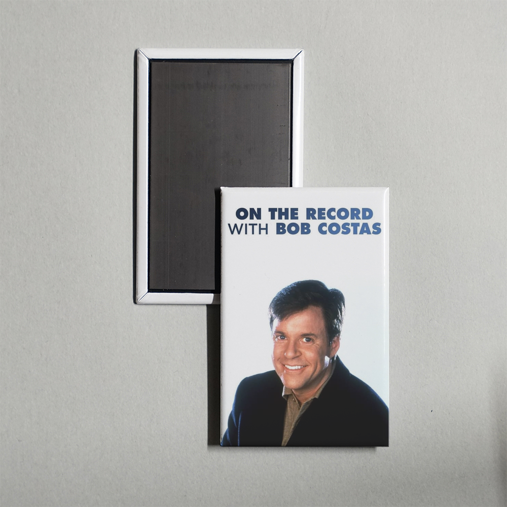 On the Record with Bob Costas TV Show Fridge Magnet
