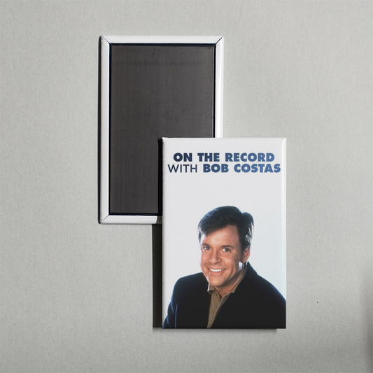 On the Record with Bob Costas TV Show Fridge Magnet