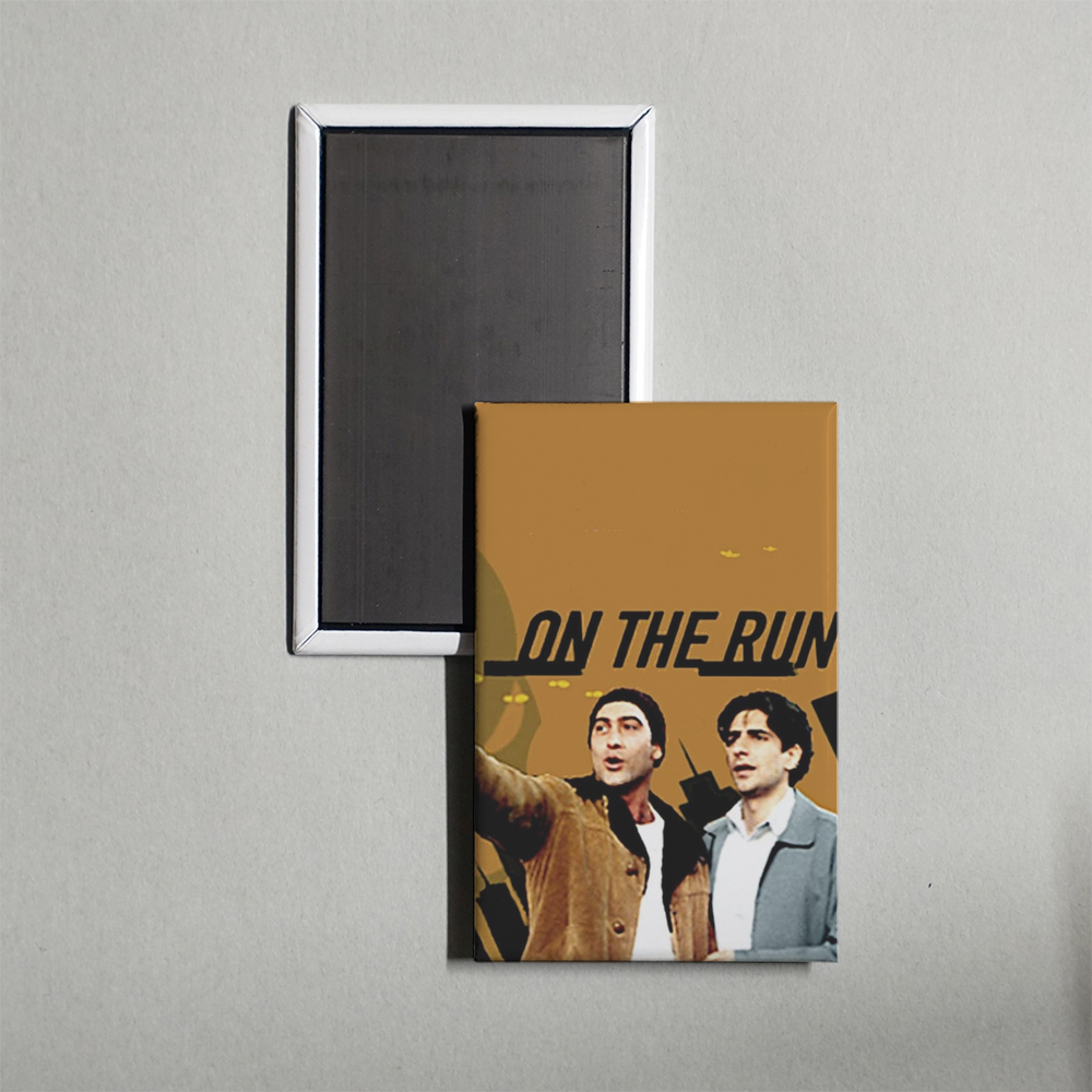 On the Run Mini Movie Fridge Magnet
