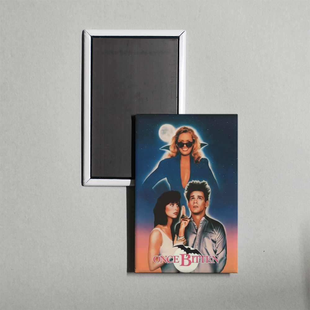 Once Bitten Mini Movie Fridge Magnet