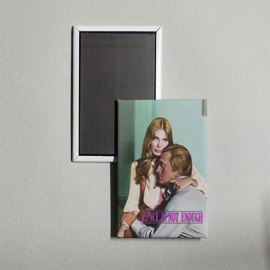 Once Is Not Enough Mini Movie Fridge Magnet