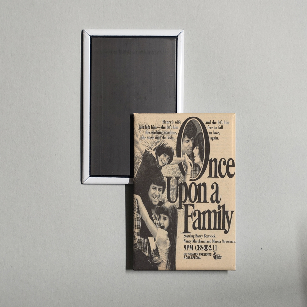 Once Upon a Family Mini Movie Fridge Magnet