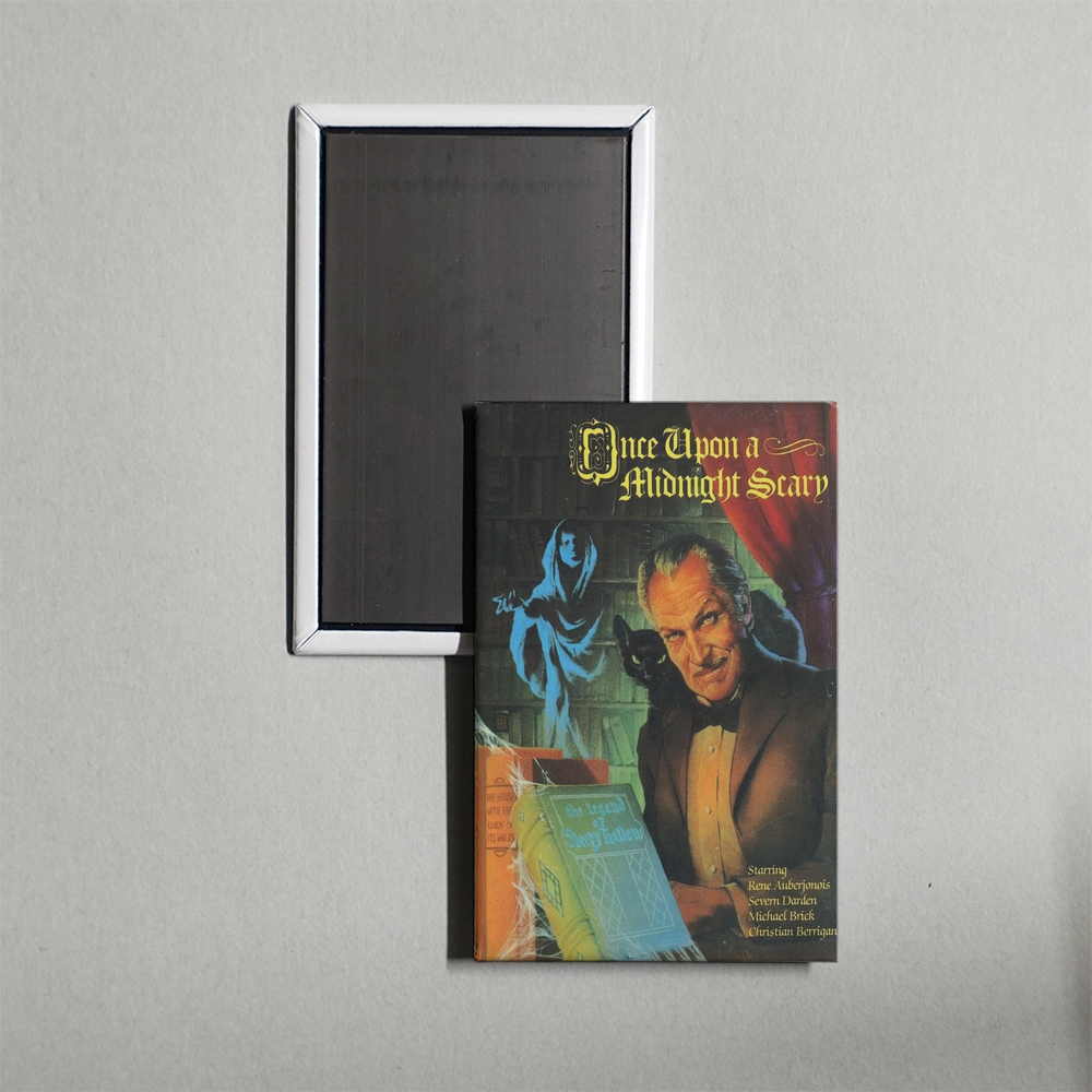 Once Upon a Midnight Scary Mini Movie Fridge Magnet