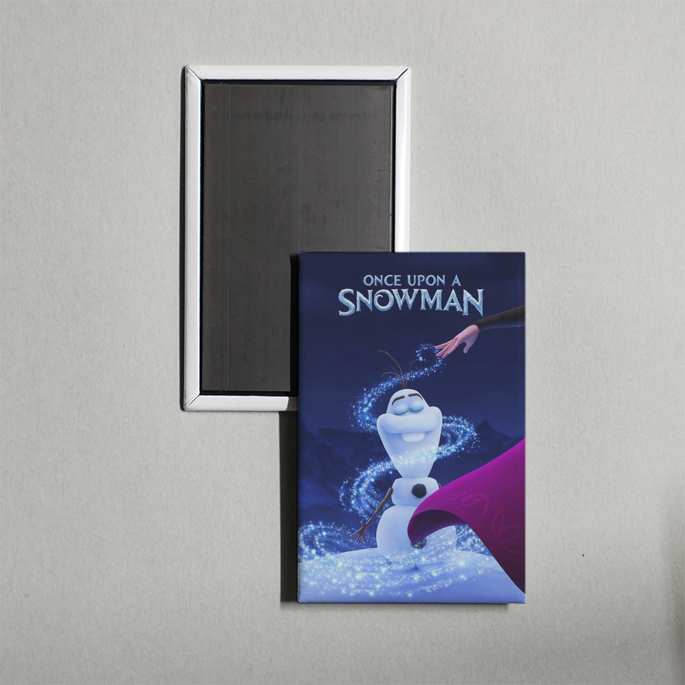 Once Upon a Snowman Mini Movie Fridge Magnet