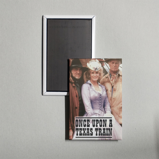 Once Upon a Texas Train Mini Movie Fridge Magnet