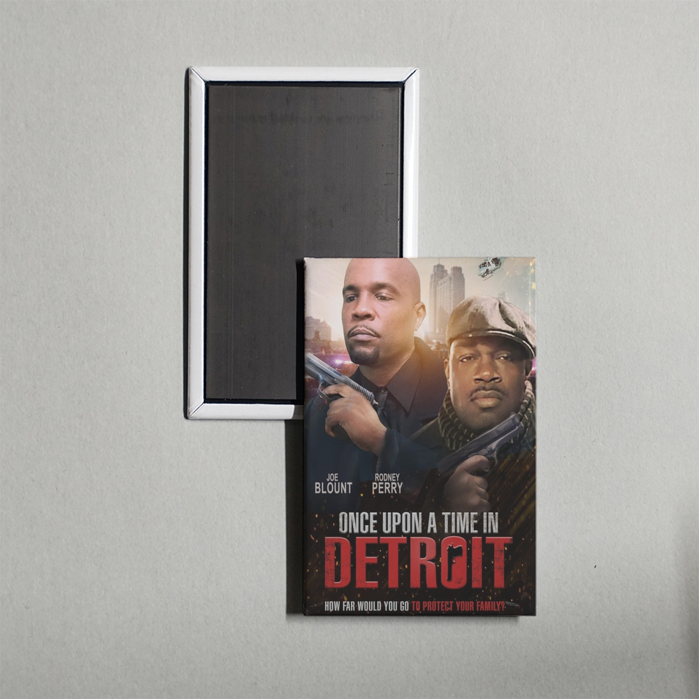 Once Upon a Time in Detroit Mini Movie Fridge Magnet