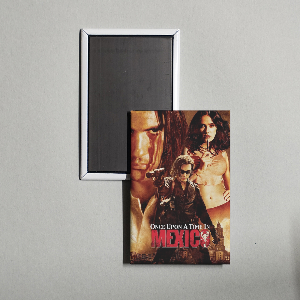 Once Upon a Time in Mexico Mini Movie Fridge Magnet