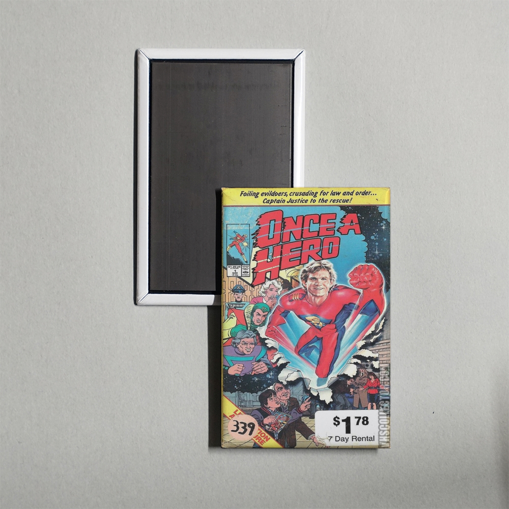 Once a Hero Mini Movie Fridge Magnet
