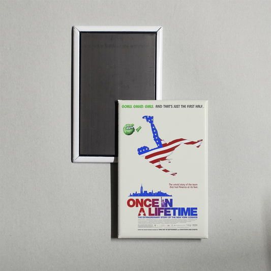Once in a Lifetime The Extraordinary Story of the New York Cosmos Mini Movie Fridge Magnet