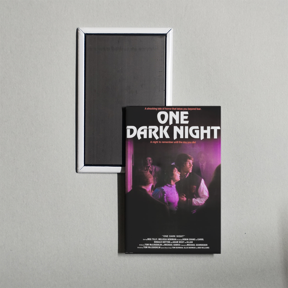 One Dark Night Mini Movie Fridge Magnet