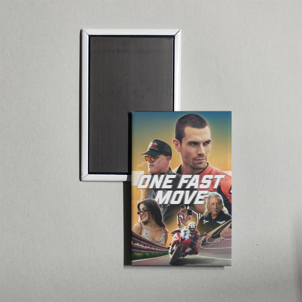 One Fast Move Mini Movie Fridge Magnet