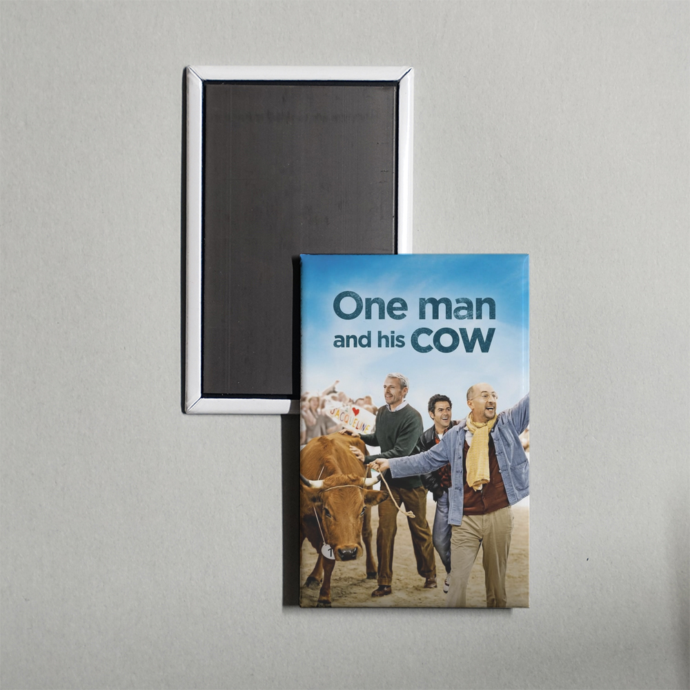 One Man and his Cow Mini Movie Fridge Magnet