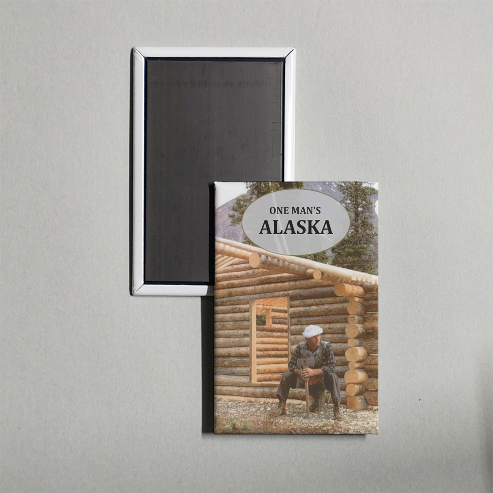 One Man's Alaska Mini Movie Fridge Magnet