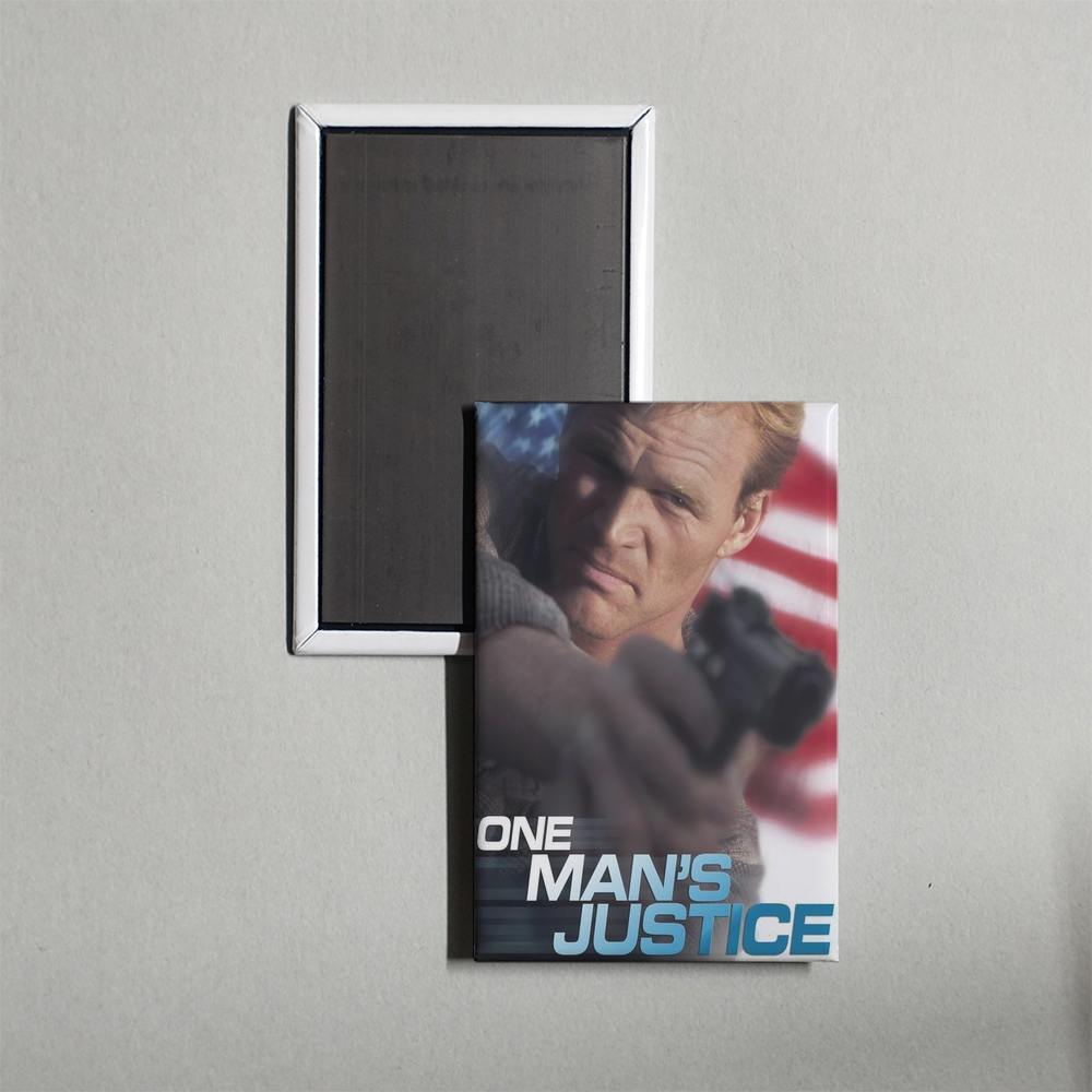 One Man's Justice Mini Movie Fridge Magnet