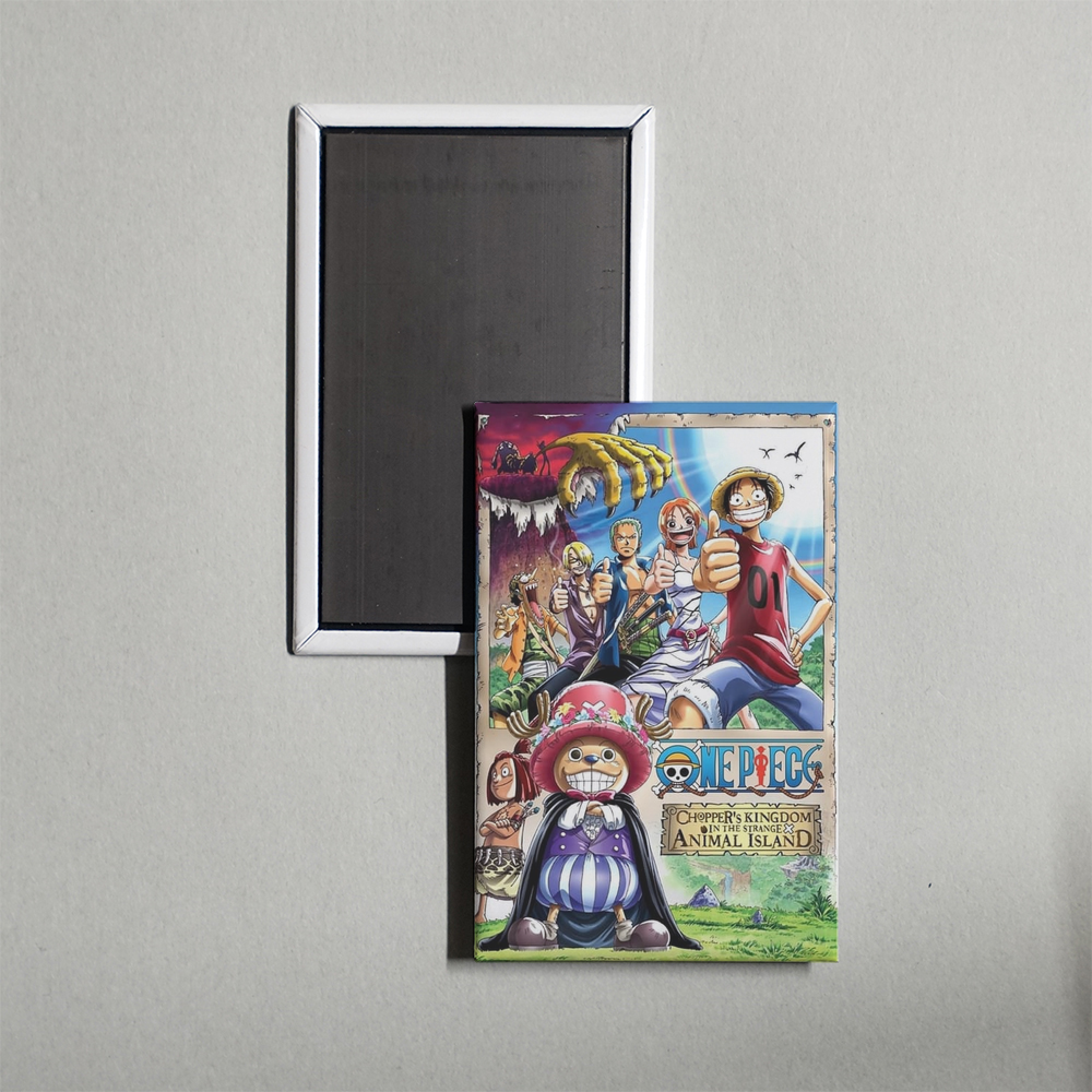 One Piece Chopper's Kingdom on the Island of Strange Animals Mini Movie Fridge Magnet