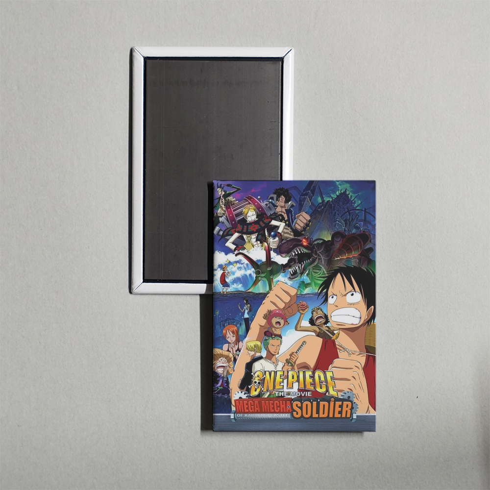 One Piece Giant Mecha Soldier of Karakuri Castle Mini Movie Fridge Magnet