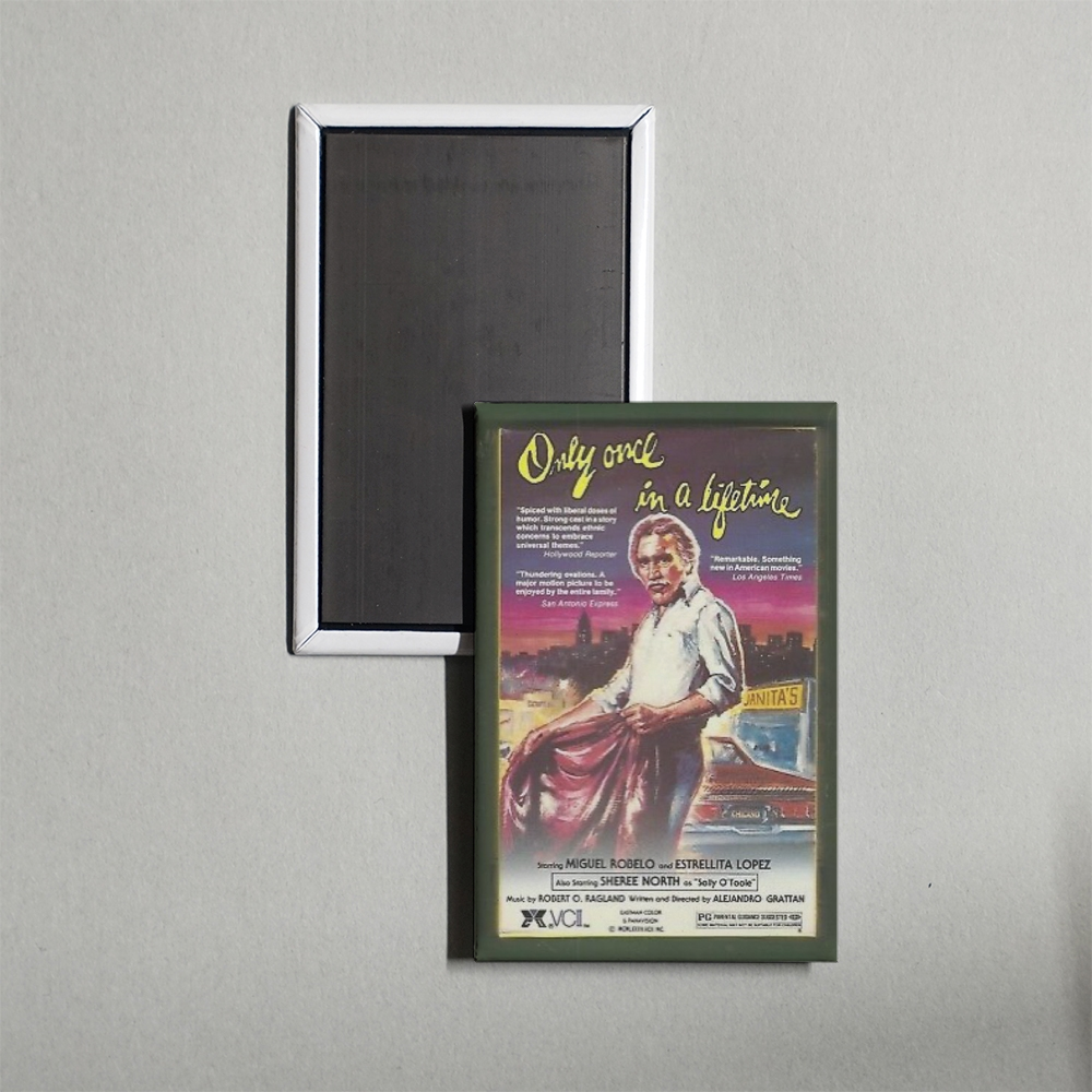 Only Once in a Lifetime Mini Movie Fridge Magnet